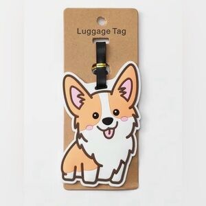 Cute Silicone Luggage Tag - Corgi